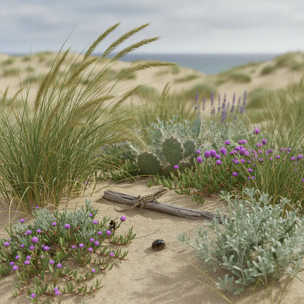 Kustflora en fauna