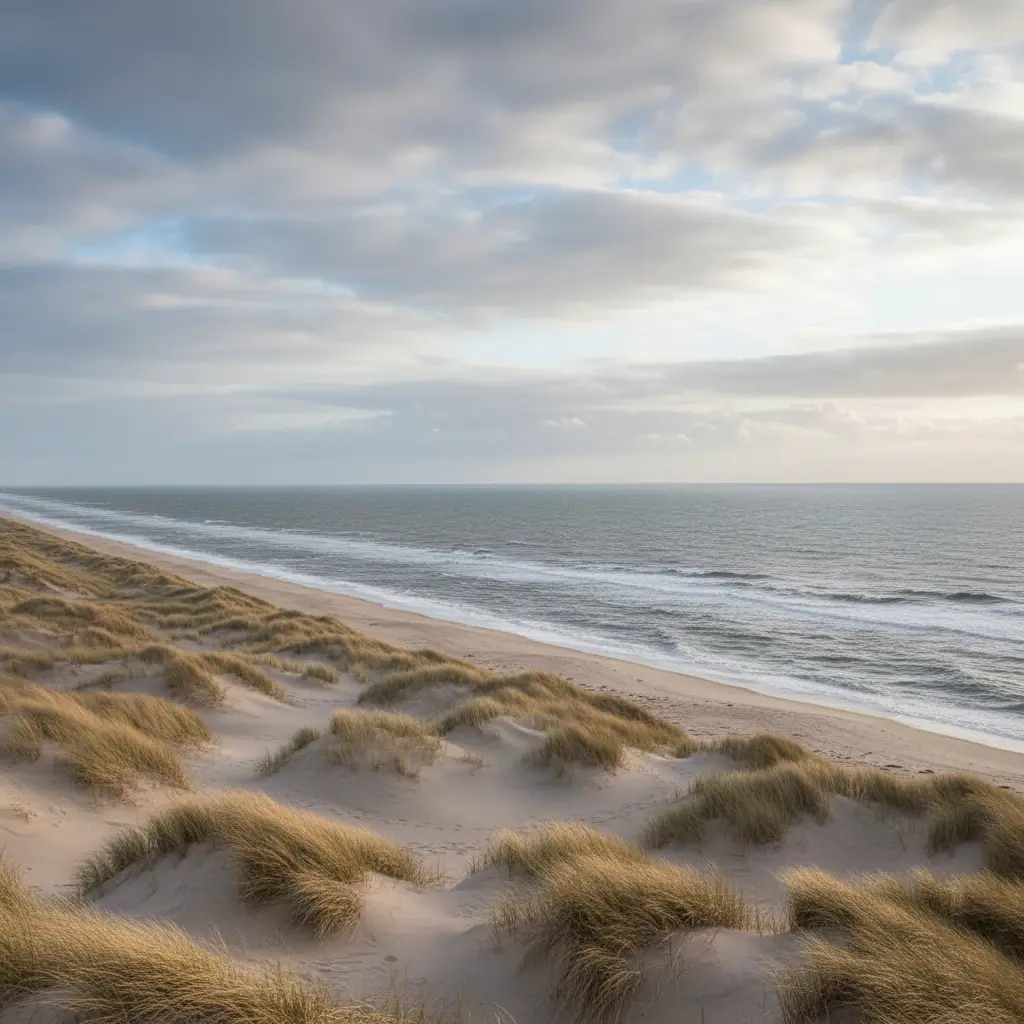 Seascape and dunes