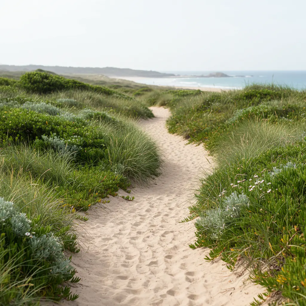 Wandelroutes langs de kust